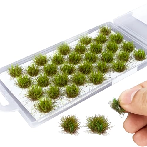 HDBHSBE Miniaturgrasbüschel realistische künstliche Grasbüschchen Dekorative statische Applikator Künstliche Modell Making Accessoires für DIY Railway Train Landscape Frühling HDBHSBE Miniaturgrasbüschel realistische künstliche Grasbüschchen Dekorative statische Applikator Künstliche Modell Making Accessoires für DIY Railway Train Landscape Frühling von HDBHSBE