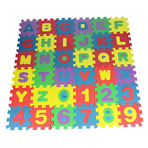 HDBHSBE Nummer Alphabet Schaum Baby Schaum Spiel Mat Mat weiche Eva Bunte Bodenmatte Kind Bildungsspielzeug Geschenk pro Fliese 4, 7 x 4, 7 Inchalphabet HDBHSBE Nummer Alphabet Schaum Baby Schaum Spiel Mat Mat weiche Eva Bunte Bodenmatte Kind Bildungsspielzeug Geschenk pro Fliese 4, 7 x 4, 7 Inchalphabet von HDBHSBE