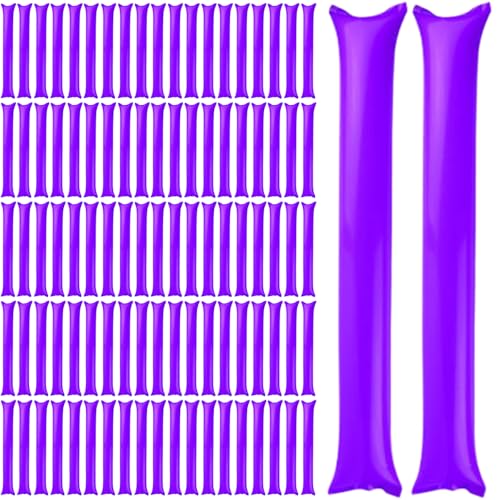 HDBHSBE Thunder Sticks 100 PCs Boom Stick aufblasbare Spirit Sticks Cheerleading Plastic Boom Stick Lärmmacher für Sportveranstaltungen Tanz Basketball Fußball Purple Donner HDBHSBE Thunder Sticks 100 PCs Boom Stick aufblasbare Spirit Sticks Cheerleading Plastic Boom Stick Lärmmacher für Sportveranstaltungen Tanz Basketball Fußball Purple Donner von HDBHSBE