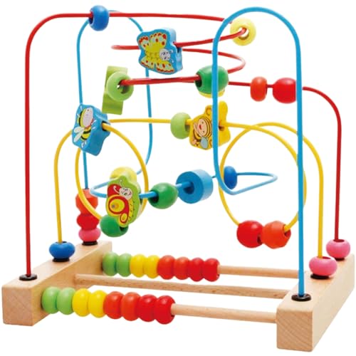 Hölzerne Perlenlabyrinth mit farbenfrohen Tieren Formen & Achterbahnkreise Kreise Perlen Labyrinth Bildungszählung Lernspielzeug für Kleinkinder 1-3 Klassische Geschenke Roller Coaster Toys für Hölzerne Perlenlabyrinth mit farbenfrohen Tieren Formen & Achterbahnkreise Kreise Perlen Labyrinth Bildungszählung Lernspielzeug für Kleinkinder 1-3 Klassische Geschenke Roller Coaster Toys für von HDBHSBE