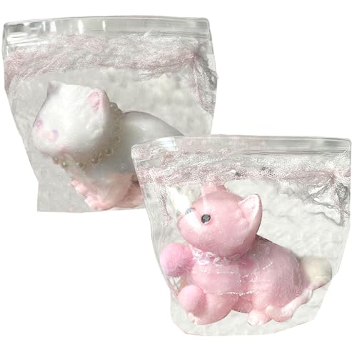 Squeeze Toy 2Pcs Sitting Cat Decompression Toys Adorable Rubber Fidget Toys Portable Anxiety & Stress Relief Toy for Adults, Children, Style 1 Stress Squeeze Toy 2Pcs Sitting Cat Decompression Toys Adorable Rubber Fidget Toys Portable Anxiety & Stress Relief Toy for Adults, Children, Style 1 Stress von HDBHSBE