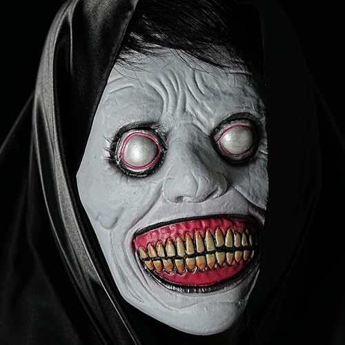 HDCRYSTALGIFTS Gruselige Halloween-Maske für Erwachsene, realistische und langlebige Naturlatex-gruselige Horror-Maske für Cosplay von HDCRYSTALGIFTS
