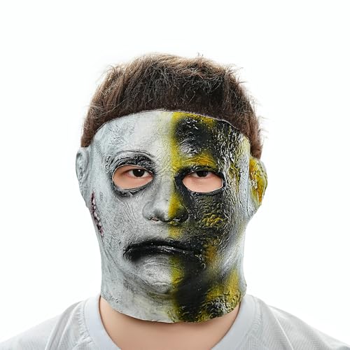 HDCRYSTALGIFTS Michael Myers Maske, Halloween Horror Maskerade Cosplay Party Maske, Michael Myers Kostüm Gruseliges Cosplay HDCRYSTALGIFTS Michael Myers Maske, Halloween Horror Maskerade Cosplay Party Maske, Michael Myers Kostüm Gruseliges Cosplay von HDCRYSTALGIFTS