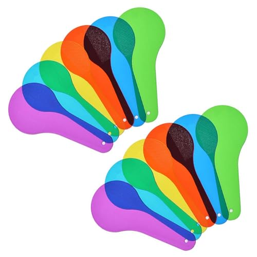12 Stück Durchscheinende Farbfolien, Experimentelles Spaßspielzeug, Farbpaddelfilterplatten, Durchscheinendes Kinderspielzeug, Lustige Lehrmittel, Filter, Lernaktivitätszubehör 12 Stück Durchscheinende Farbfolien, Experimentelles Spaßspielzeug, Farbpaddelfilterplatten, Durchscheinendes Kinderspielzeug, Lustige Lehrmittel, Filter, Lernaktivitätszubehör von HDGSAFD