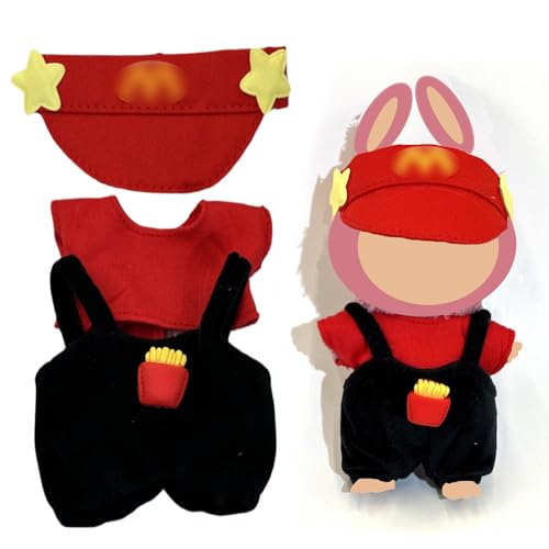 17 cm Puppenkleidung, 17 cm, niedliche Puppenkleidung, geeignet für Puppenzubehör, verkleiden sich für 15–17 cm große Plüsch-Outfits von HDJY