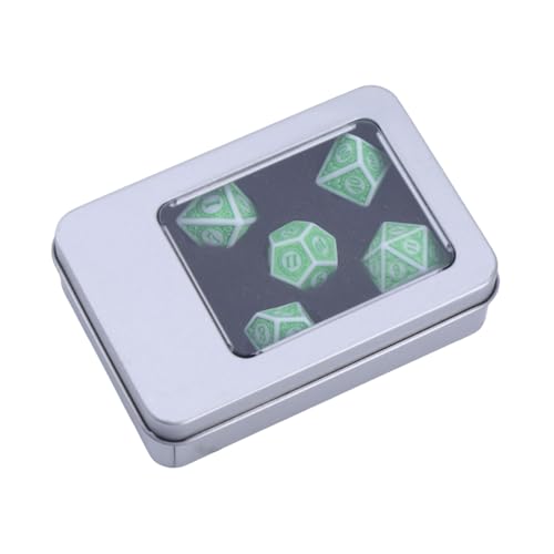 HDOYTXXM 7pcs Unterschiedliche Anzahl Von Gesicht Acryl Desktop Spiel Requisiten Pädagogische Spielzeug Polyedrische Mehrfach Seitigen Digitale Würfel von HDOYTXXM