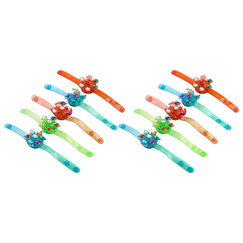 HDOYTXXM 10pcs Blinkende Glühbänder Und Kreative Spine Tops Zufallsstil Zubehör Für Kinder Teenager Und Trendige Erwachsene Blitzspielzeug von HDOYTXXM