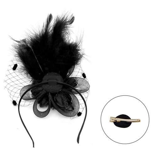 HDOYTXXM 1920er Jahre Blumenhaarclip Für Frauen Kopfbedeckung Kopfbedeckung Für Party Party Elegante Feder Große HDOYTXXM 1920er Jahre Blumenhaarclip Für Frauen Kopfbedeckung Kopfbedeckung Für Party Party Elegante Feder Große von HDOYTXXM