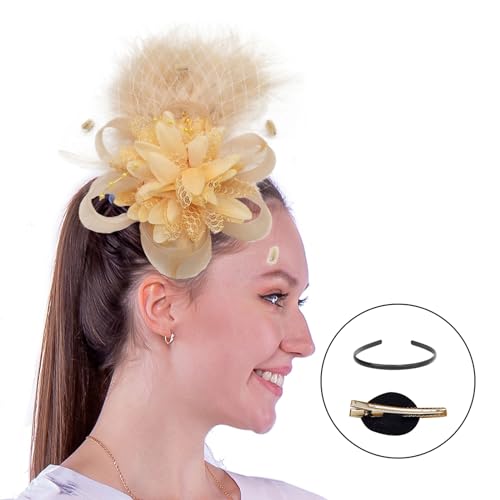 HDOYTXXM 1920er Jahre Blumenhaarclip Für Frauen Kopfbedeckung Kopfbedeckung Für Party Party Elegante Feder Große HDOYTXXM 1920er Jahre Blumenhaarclip Für Frauen Kopfbedeckung Kopfbedeckung Für Party Party Elegante Feder Große von HDOYTXXM