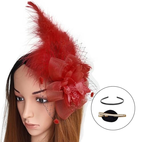 HDOYTXXM 1920er Jahre Blumenhaarclip Für Frauen Kopfbedeckung Kopfbedeckung Für Party Party Elegante Feder Große HDOYTXXM 1920er Jahre Blumenhaarclip Für Frauen Kopfbedeckung Kopfbedeckung Für Party Party Elegante Feder Große von HDOYTXXM