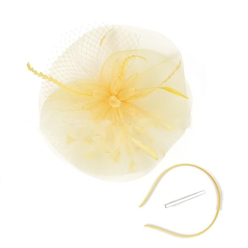 HDOYTXXM Elegante Frauendauer Feder Haarnadel Halloween Cosplay Stirnband Mittelalterlicher Stil Federform Stirnband von HDOYTXXM