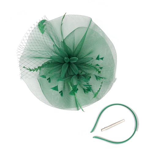 HDOYTXXM Elegante Frauendauer Feder Haarnadel Halloween Cosplay Stirnband Mittelalterlicher Stil Federform Stirnband von HDOYTXXM