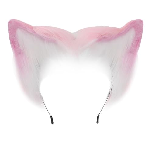 HDOYTXXM Erwachsene Teenager Niedliche Cosplay Kätzchen Ohrform Stirnband Plüsch Hair Hoop Make Up Live Broadcast Halloween Party Kopfbedeckungen von HDOYTXXM