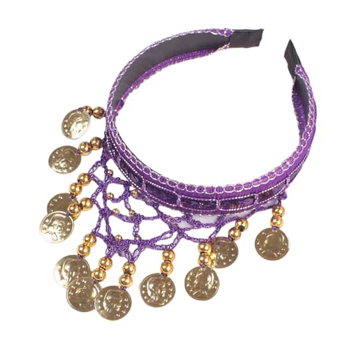 HDOYTXXM Ethnische Goldmünze Hair Piece Kostümstirnband Für Traditionelle Tanzbegeisterte Und Kulturelle Event Versammlungsauftritte HDOYTXXM Ethnische Goldmünze Hair Piece Kostümstirnband Für Traditionelle Tanzbegeisterte Und Kulturelle Event Versammlungsauftritte von HDOYTXXM