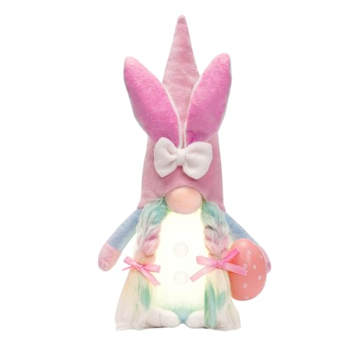 HDOYTXXM LED Light Up Osternomes Komfortable Touch Stoffed Dolls Spielzeug Geeignet Für Osterbegeisterte Und Spielzeugkollektoren von HDOYTXXM