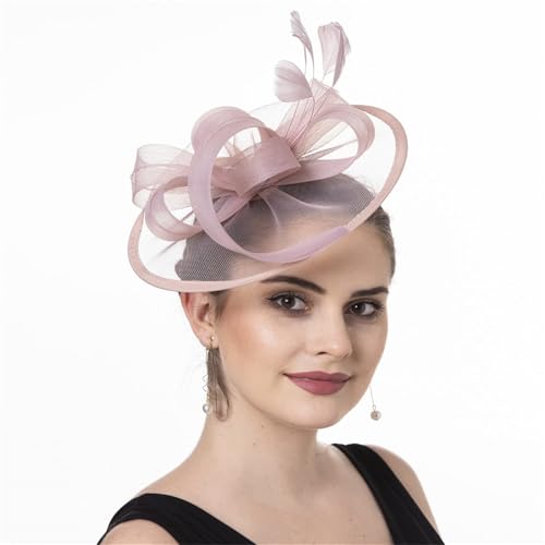 HDOYTXXM Leichter Gefiederter Faszinatorhut Mit Stirnbändern Und Verstellbarem Clip Haarzubehör Haarband Für Prom Event Kostüm HDOYTXXM Leichter Gefiederter Faszinatorhut Mit Stirnbändern Und Verstellbarem Clip Haarzubehör Haarband Für Prom Event Kostüm von HDOYTXXM