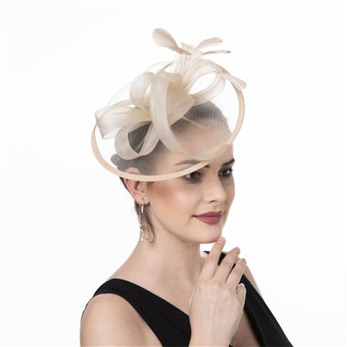 HDOYTXXM Leichter Gefiederter Faszinatorhut Mit Stirnbändern Und Verstellbarem Clip Haarzubehör Haarband Für Prom Event Kostüm HDOYTXXM Leichter Gefiederter Faszinatorhut Mit Stirnbändern Und Verstellbarem Clip Haarzubehör Haarband Für Prom Event Kostüm von HDOYTXXM
