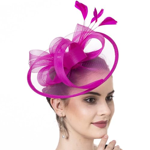 HDOYTXXM Leichter Gefiederter Faszinatorhut Mit Stirnbändern Und Verstellbarem Clip Haarzubehör Haarband Für Prom Event Kostüm HDOYTXXM Leichter Gefiederter Faszinatorhut Mit Stirnbändern Und Verstellbarem Clip Haarzubehör Haarband Für Prom Event Kostüm von HDOYTXXM