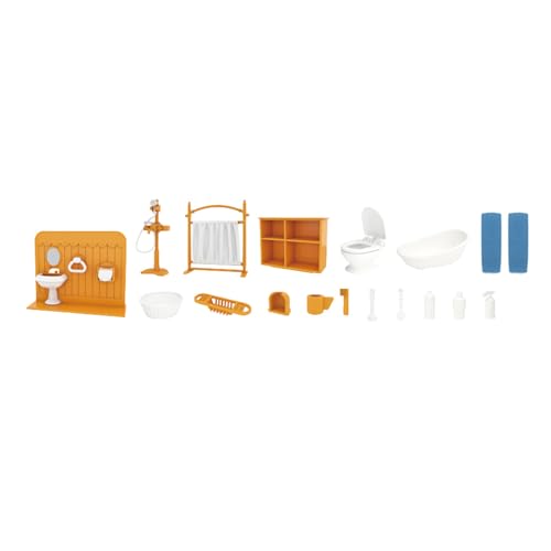 HDOYTXXM Miniaturmöbel Set Für 1/12 Dollhouses Esszimmer Küche Badezimmer Wohnzimmer Mit Zubehör Für Szene Dekore von HDOYTXXM