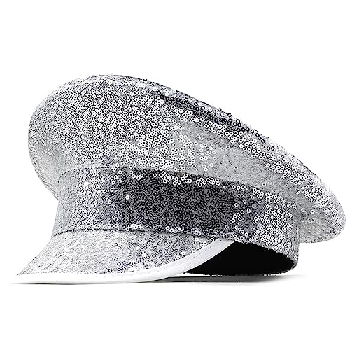 HDOYTXXM Pailletten Captain Hat Spiegelte Seemannshut Für Disco House Cocktailpartys Urlaub Funkeln HDOYTXXM Pailletten Captain Hat Spiegelte Seemannshut Für Disco House Cocktailpartys Urlaub Funkeln von HDOYTXXM