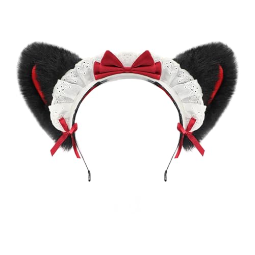 HDOYTXXM Pelzige Tierische Ohrstirnband Entzückende Haarverzierung Für Rollenspiele Event Halloween Cosplay HDOYTXXM Pelzige Tierische Ohrstirnband Entzückende Haarverzierung Für Rollenspiele Event Halloween Cosplay von HDOYTXXM