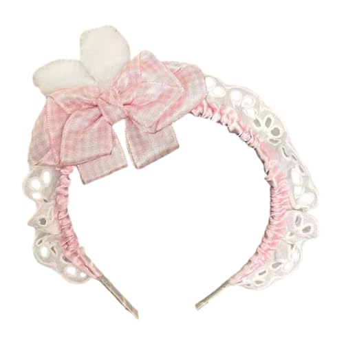 HDOYTXXM Plüschkaninchen Ohrstirnbänder Für Maid 2000er Kostümpartys Weiche Bogenknoten Haarzubehör Kopfstücksfoto Requisiten Mode Haarband HDOYTXXM Plüschkaninchen Ohrstirnbänder Für Maid 2000er Kostümpartys Weiche Bogenknoten Haarzubehör Kopfstücksfoto Requisiten Mode Haarband von HDOYTXXM