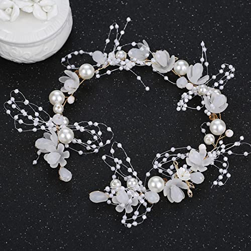HDOYTXXM Prinzessin Head Hoop Girls Geburtstagsfeier Zarte Blume+Perlen Haarschmuck Wunderschöne Blumenmädchen Kopfschmuck Abschlussball Kleid HDOYTXXM Prinzessin Head Hoop Girls Geburtstagsfeier Zarte Blume+Perlen Haarschmuck Wunderschöne Blumenmädchen Kopfschmuck Abschlussball Kleid von HDOYTXXM