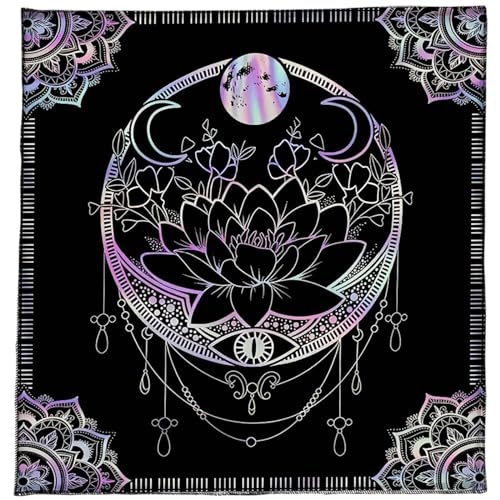 HDOYTXXM Professionelle Tischdecke Tarot Tischdecke Hexerei Quadratische Tarot Tischdecke Verbessert Kartenleseerlebnis von HDOYTXXM