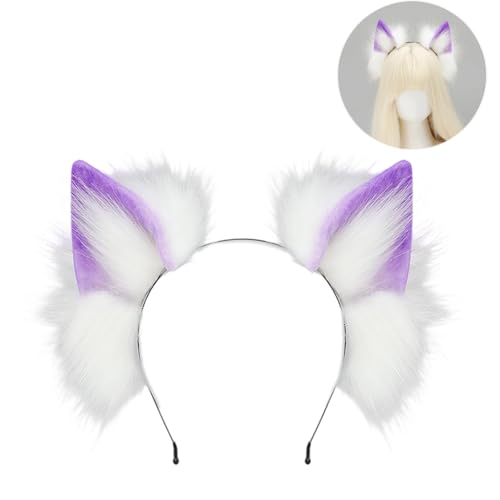 HDOYTXXM Realistisches Wolf Ohr Kopfbedeckung Elastisches Biegbares Haarband Für Frauen Teenager Mädchen Themenpartys Täglich Anime Event Party Rollenspiel Accessoires HDOYTXXM Realistisches Wolf Ohr Kopfbedeckung Elastisches Biegbares Haarband Für Frauen Teenager Mädchen Themenpartys Täglich Anime Event Party Rollenspiel Accessoires von HDOYTXXM