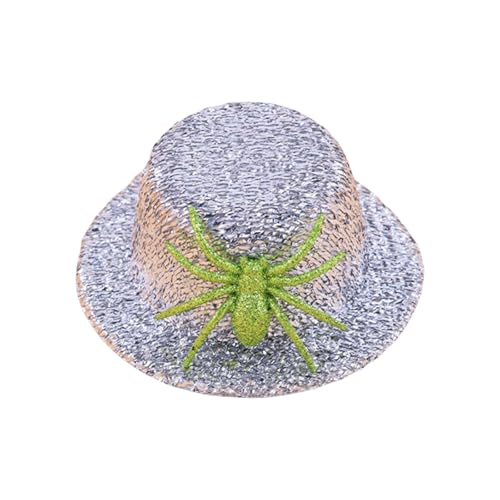 HDOYTXXM Schimmernde Spinnen Miniaturhut Set Für Cosplay Kostüme Western Cosplay Cowgirl Accessoires Friseur Styling HDOYTXXM Schimmernde Spinnen Miniaturhut Set Für Cosplay Kostüme Western Cosplay Cowgirl Accessoires Friseur Styling von HDOYTXXM