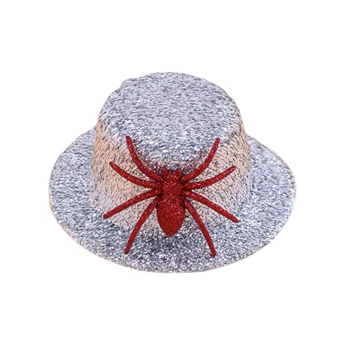HDOYTXXM Schimmernde Spinnen Miniaturhut Set Für Cosplay Kostüme Western Cosplay Cowgirl Accessoires Friseur Styling HDOYTXXM Schimmernde Spinnen Miniaturhut Set Für Cosplay Kostüme Western Cosplay Cowgirl Accessoires Friseur Styling von HDOYTXXM