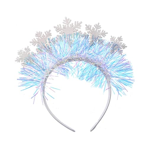 HDOYTXXM Schnäppchen Schneeflockenform Haare Hoop Photoshoots Haarhalter Weihnachts Cosplay Party Kostüm Kopfbedeckung Für Teenager Frauen von HDOYTXXM