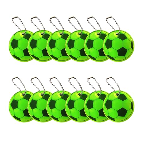 HDOYTXXM Set Von 12 Einzigartigen Fußball Schlüsselbund Reflexionschlüssel Schmuck Stilvoller Rucksack Hanging Ornament Perfekt Für Sportbegeisterte HDOYTXXM Set Von 12 Einzigartigen Fußball Schlüsselbund Reflexionschlüssel Schmuck Stilvoller Rucksack Hanging Ornament Perfekt Für Sportbegeisterte von HDOYTXXM