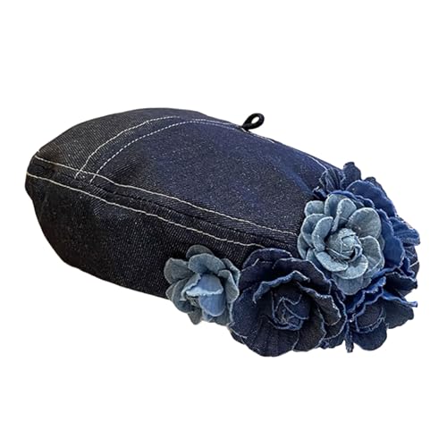 HDOYTXXM Trendy Berets Blumen Mit Unisex Kopfbedeckung Accessoire Für Frauen Männer Cabbie Für Halloween Cosplay Party Outfit HDOYTXXM Trendy Berets Blumen Mit Unisex Kopfbedeckung Accessoire Für Frauen Männer Cabbie Für Halloween Cosplay Party Outfit von HDOYTXXM