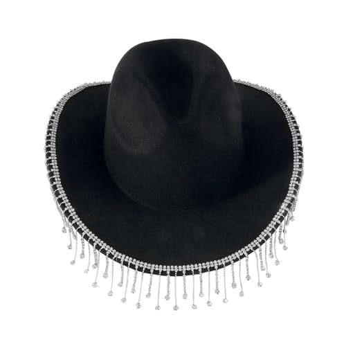 HDOYTXXM Trendy Cowboy Jeans Mit Funkelnden Strasssteinen Und Randdetails Für Aktivitäten Freien Partys Halloween von HDOYTXXM