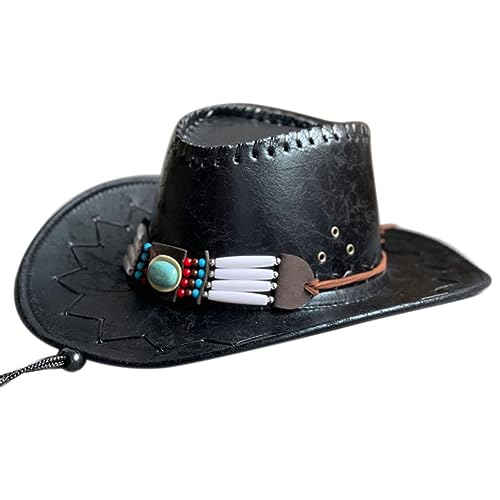 HDOYTXXM Weitkrempe Fischermütze Atmungsaktiv Für Cowboy Wandergeschenk Für Gentleman Freien von HDOYTXXM