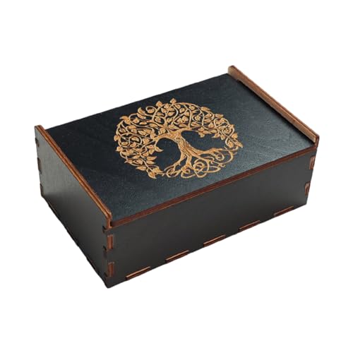 Holz Tarot Karten Lagerung Fall Tragbare Tarot Karten Box Hexerei Wahrsagerei Lagerung Fall Spiel Karten Container Holz Tarot Karten Lagerung Fall Tragbare Tarot Karten Box Hexerei Wahrsagerei Lagerung Fall Spiel Karten Container von HDOYTXXM