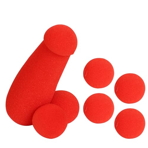 HDQQEU Banana Prank Sponge, Weicher Bananen-Streichschwamm Mit 4 RoteschwammbäLlen, Magic Sponge Ball, Kleiner Sponge Brother-Zaubertricks FüR Erwachsene Lustiges BüHnenzauberzubehör (1 STK) von HDQQEU