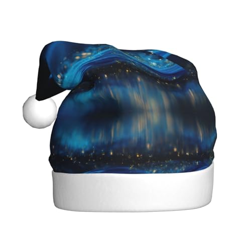 Abstrakte geometrische Weihnachtsmütze, Weihnachtsmannmütze, Kostüm, Zubehör für Weihnachten, Neujahr, Urlaub, Party, Kopfbedeckung Abstrakte geometrische Weihnachtsmütze, Weihnachtsmannmütze, Kostüm, Zubehör für Weihnachten, Neujahr, Urlaub, Party, Kopfbedeckung von HDSKFNS