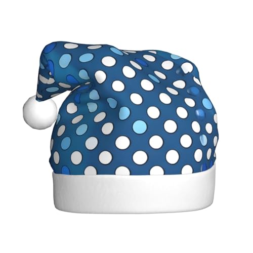 Blaue Weihnachtsmütze, Weihnachtsmannmütze, Kostüm, Zubehör für Weihnachten, Neujahr, Urlaub, Party, Kopfbedeckung Blaue Weihnachtsmütze, Weihnachtsmannmütze, Kostüm, Zubehör für Weihnachten, Neujahr, Urlaub, Party, Kopfbedeckung von HDSKFNS