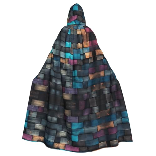 Bunt bemalter Hexenumhang aus Holz, Halloween, Weihnachten, Karneval, Cosplay, Kostüm, Party, Umhang, Schwarz Bunt bemalter Hexenumhang aus Holz, Halloween, Weihnachten, Karneval, Cosplay, Kostüm, Party, Umhang, Schwarz von HDSKFNS