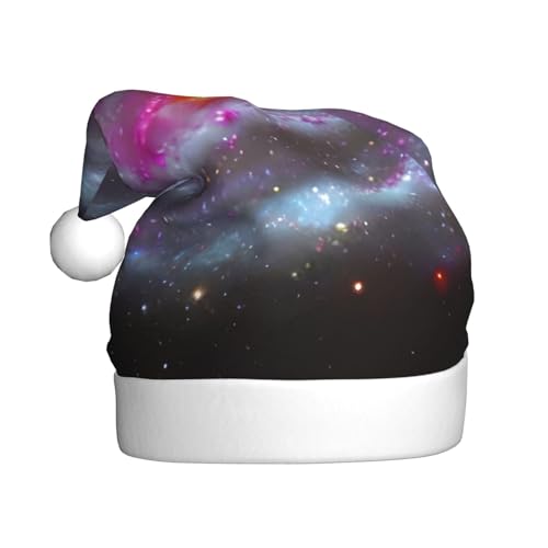 Bunte Galaxie-Weihnachtsmütze, Weihnachtsmannmütze, Kostüm, Zubehör für Weihnachten, Neujahr, Urlaub, Party, Kopfbedeckung Bunte Galaxie-Weihnachtsmütze, Weihnachtsmannmütze, Kostüm, Zubehör für Weihnachten, Neujahr, Urlaub, Party, Kopfbedeckung von HDSKFNS