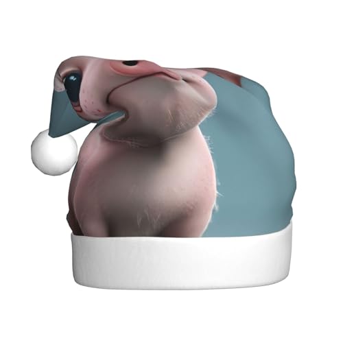 Cartoon-Schweine-Weihnachtsmütze, Weihnachtsmannmütze, Kostüm, Zubehör für Weihnachten, Neujahr, Urlaub, Party, Kopfbedeckung Cartoon-Schweine-Weihnachtsmütze, Weihnachtsmannmütze, Kostüm, Zubehör für Weihnachten, Neujahr, Urlaub, Party, Kopfbedeckung von HDSKFNS