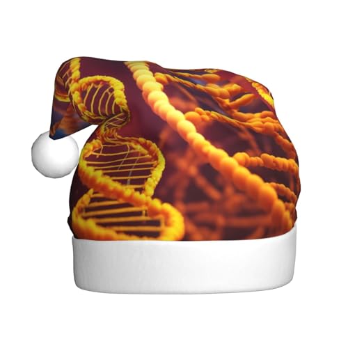 DNA Kette Foto Weihnachtsmütze Nikolausmütze Kostüm Zubehör für Weihnachten Neujahr Urlaub Party Kopfbedeckung DNA Kette Foto Weihnachtsmütze Nikolausmütze Kostüm Zubehör für Weihnachten Neujahr Urlaub Party Kopfbedeckung von HDSKFNS