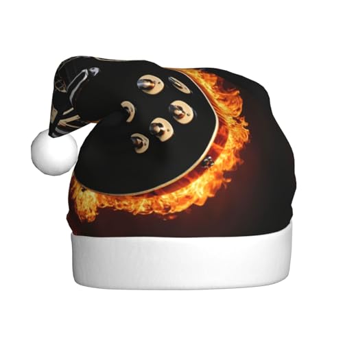 Elektrische Gitarre, Weihnachtsmütze, Weihnachtsmannmütze, Kostüm, Zubehör für Weihnachten, Neujahr, Urlaub, Party, Kopfbedeckung Elektrische Gitarre, Weihnachtsmütze, Weihnachtsmannmütze, Kostüm, Zubehör für Weihnachten, Neujahr, Urlaub, Party, Kopfbedeckung von HDSKFNS
