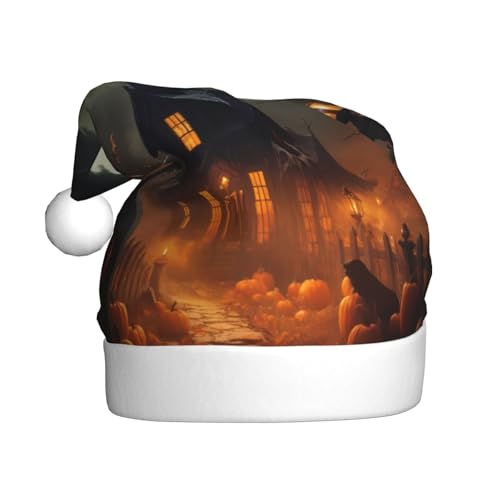 Gruselige Halloween-Weihnachtsmütze, Weihnachtsmannmütze, Kostüm, Zubehör für Weihnachten, Neujahr, Urlaub, Party, Kopfbedeckung Gruselige Halloween-Weihnachtsmütze, Weihnachtsmannmütze, Kostüm, Zubehör für Weihnachten, Neujahr, Urlaub, Party, Kopfbedeckung von HDSKFNS