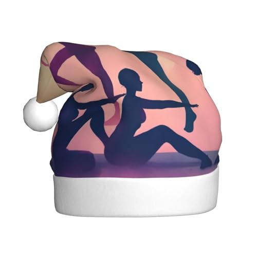 Gymnastik Spiel Weihnachtsmütze Nikolausmütze Kostüm Zubehör für Weihnachten Neujahr Urlaub Party Kopfbedeckung Gymnastik Spiel Weihnachtsmütze Nikolausmütze Kostüm Zubehör für Weihnachten Neujahr Urlaub Party Kopfbedeckung von HDSKFNS