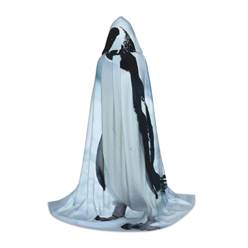 HDSKFNS Halloween-Kapuzenumhang mit Pinguin-Druck, Maskerade, Cosplay-Kostüm, Unisex, Hexenmantel mit Kapuze, Schwarz, Large HDSKFNS Halloween-Kapuzenumhang mit Pinguin-Druck, Maskerade, Cosplay-Kostüm, Unisex, Hexenmantel mit Kapuze, Schwarz, Large von HDSKFNS