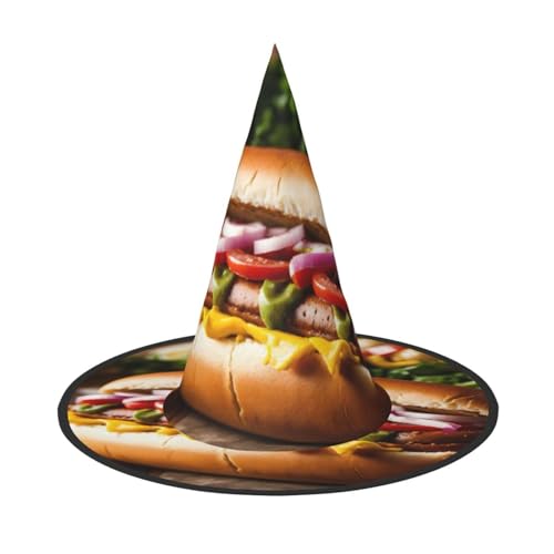 HDSKFNS Lustiger Halloween-Hexenhut, Zaubererhut für Partys, perfektes Accessoire für Kostüme, Urlaubsparty HDSKFNS Lustiger Halloween-Hexenhut, Zaubererhut für Partys, perfektes Accessoire für Kostüme, Urlaubsparty von HDSKFNS