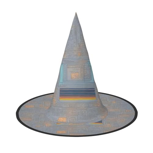 HDSKFNS Programmiercode Druck Halloween Hexenhut Zauberer Hut für Partys Perfektes Accessoire für Kostüme Urlaub Party HDSKFNS Programmiercode Druck Halloween Hexenhut Zauberer Hut für Partys Perfektes Accessoire für Kostüme Urlaub Party von HDSKFNS